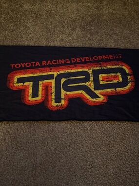TRD Toyota Racing Development Cooling Towel with Vintage Colors Logo
